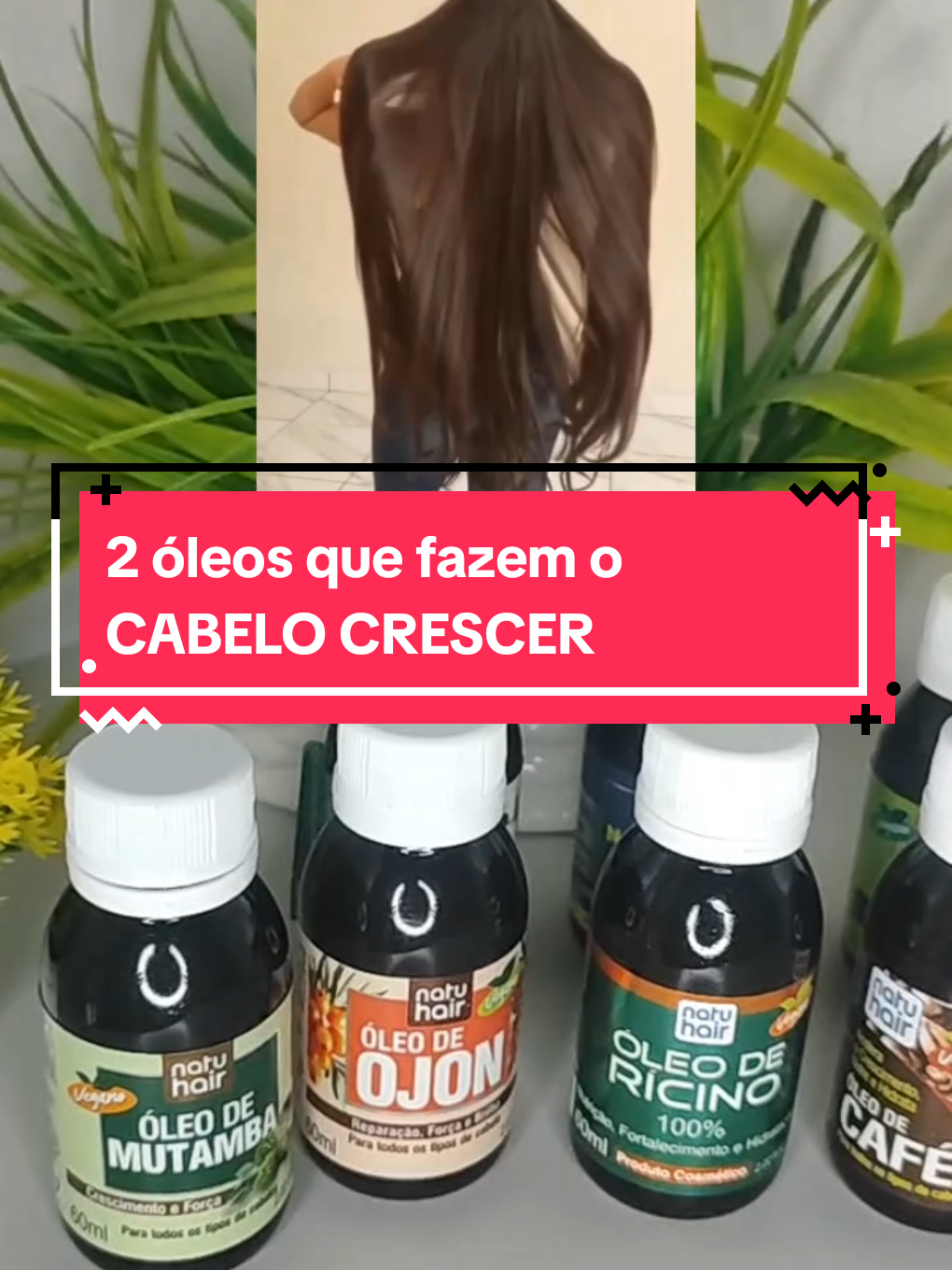 2 Óleos que fazem o CABELO CRESCER igual a CAPIM 😱