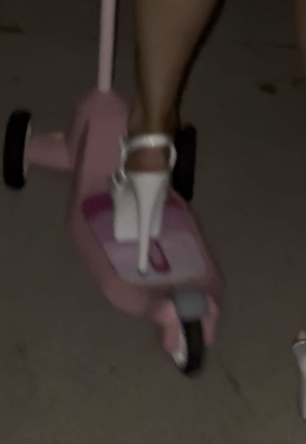 7 inch heels 🤝🏼 kids scooter 