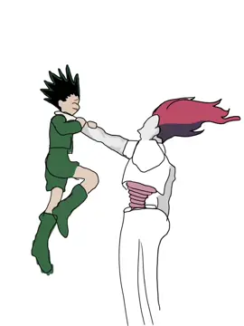 i was giggling when I drew this #hisoka #hunterxhunter #hxh #animefyp #animationmeme 