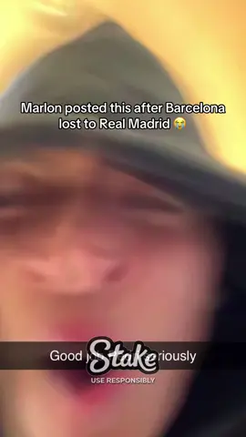 Marlon posted this after Barcelona lost to Real Madrid 😭 #marlon #fyp 