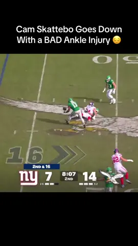 Tough loss for the giants #fyp #nfl #camskattebo #nygiants 