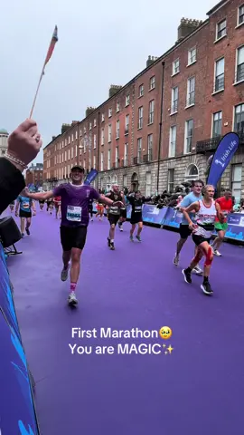 First ever marathon smashed -3:46🤩 so proud😭💜in awe of everyone🥹what a club 🙌🏼 @swordsrunningclub #dublinmarathon2025 #irishlifedublinmarathon 
