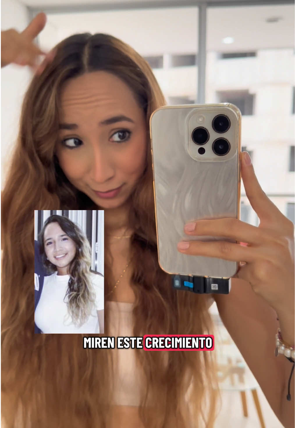 Cambiaron mi cabello por completo 🥹😮‍💨  #MomsofTikTok #tiktokshopcreatorpicks #haircare #hairgrowth #beautyhacks 