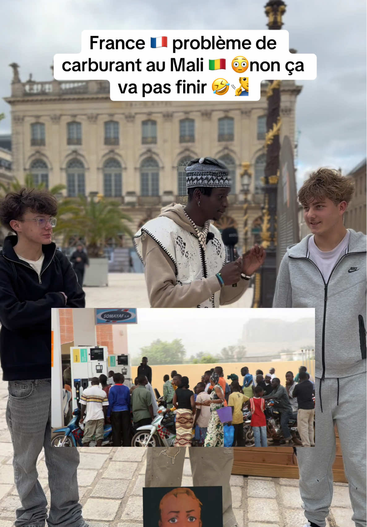 France 🇫🇷 problème de carburant au  Mali 🇲🇱 😳non ça va pas finir  🤣🧏‍♂️#mali #bamakomali🇲🇱 #france🇫🇷 