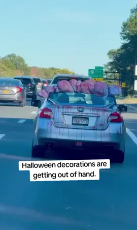 #halloween  decorations are getting out of hand.