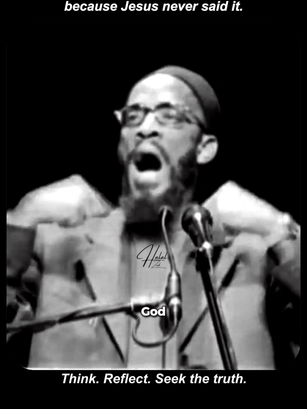 Find me one verse — just one — where Jesus said he’s God. Not Matthew. Not Mark. Not Luke. Not John. Jesus himself — did he ever say it? . . . #khalidyasin #biblefacts #jesusmessage #jesus #islamicremindersdaily 