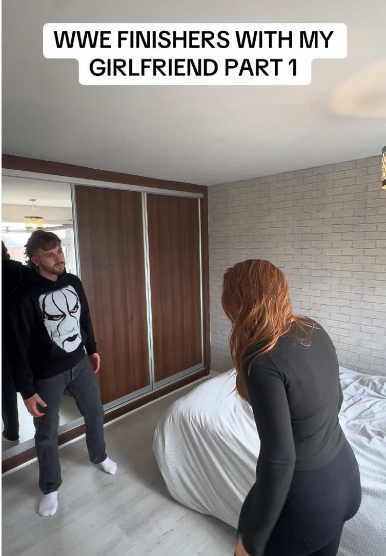 WWE finishers with my girlfriend part 1 (Mark Henry-World Strongest Slam) 💪🏻 #WWE #wrestling #prowrestling #fyp #wrestlingtiktok 