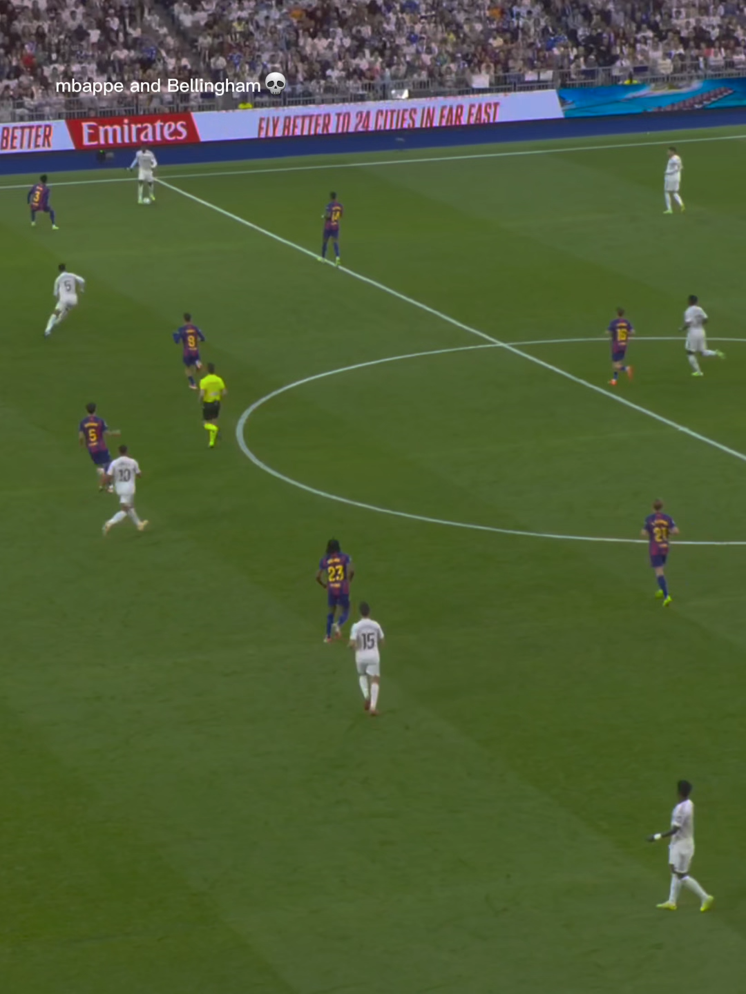 realmadrid vs barcelona💀💀 #realmadrid #fypシ゚ #viral #halamadrid #football #goviral #bellingham #laliga #mbappe #barcelona #footballtiktok#footballhighlights