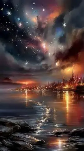 ✨ Там, где море встречает звёзды — начинается сказка… 🌊🌌 #море #звёзды #сказка #ночь #мечты #волшебство #Mila_Art 🤍 С добром, Ваша Mila_Art🤍