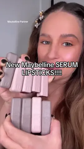 Should I swatch all of them next? 🥰💋 #maybelline @Maybelline NY #serumlipstick #tiktokshopcreatorfinds #tiktokshopcreatorpicks #ttsbeautybesties 