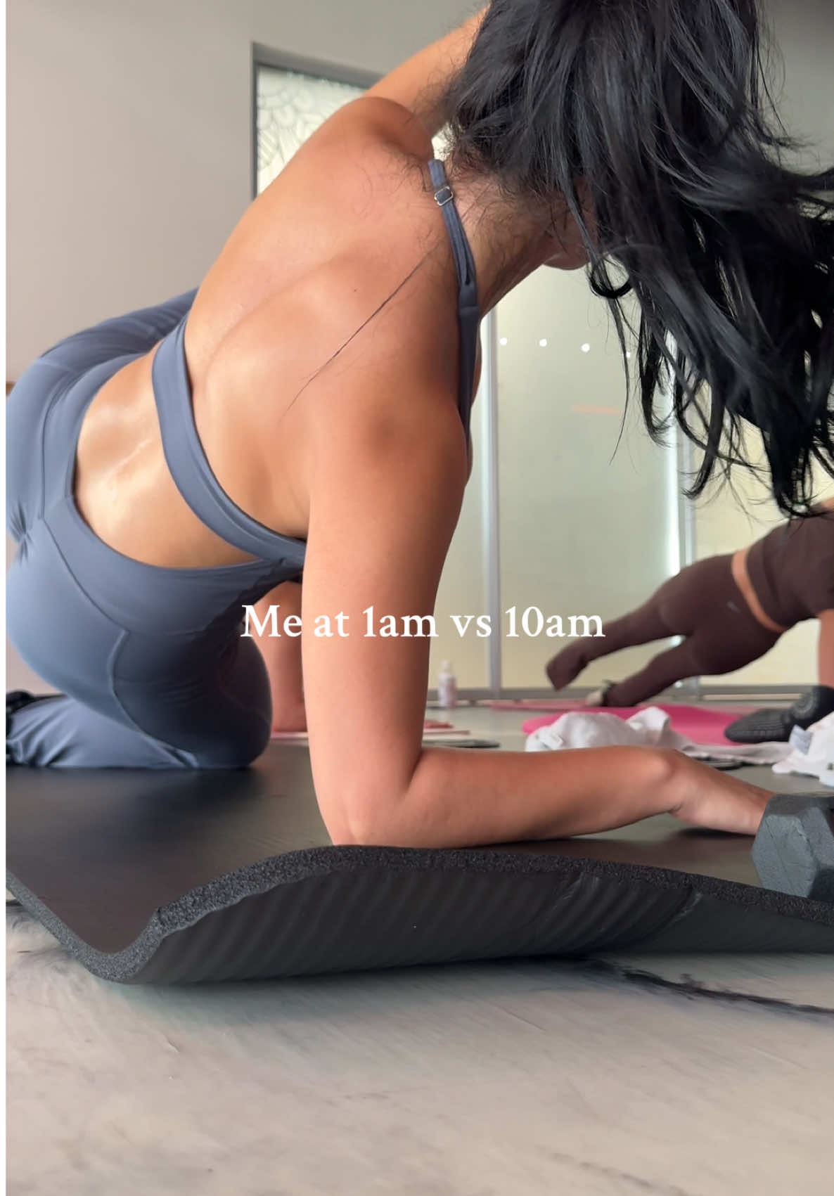 A balanced girlyyyyy #pilates #relatable #wellness #health 