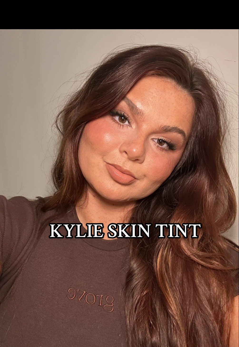 @Kylie Skin 1000/10 so far I cannot wait to use this more 🤭 Loving my baby tee from @Grove 🤎 All products linked in my bio✨ @Morphe Cosmetics @L.A. Girl Cosmetics @Patrick Ta Beauty @ArdellBeauty @Maybelline NY @Milani Cosmetics @essence.cosmetics @NYX Professional Makeup @Benefit Cosmetics @Huda Beauty  @ILIA Beauty @ColourPop Cosmetics 