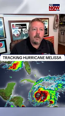 Hurricane Melissa strengthens to a Category 4 storm.  #hurricane #news #storm #breaking