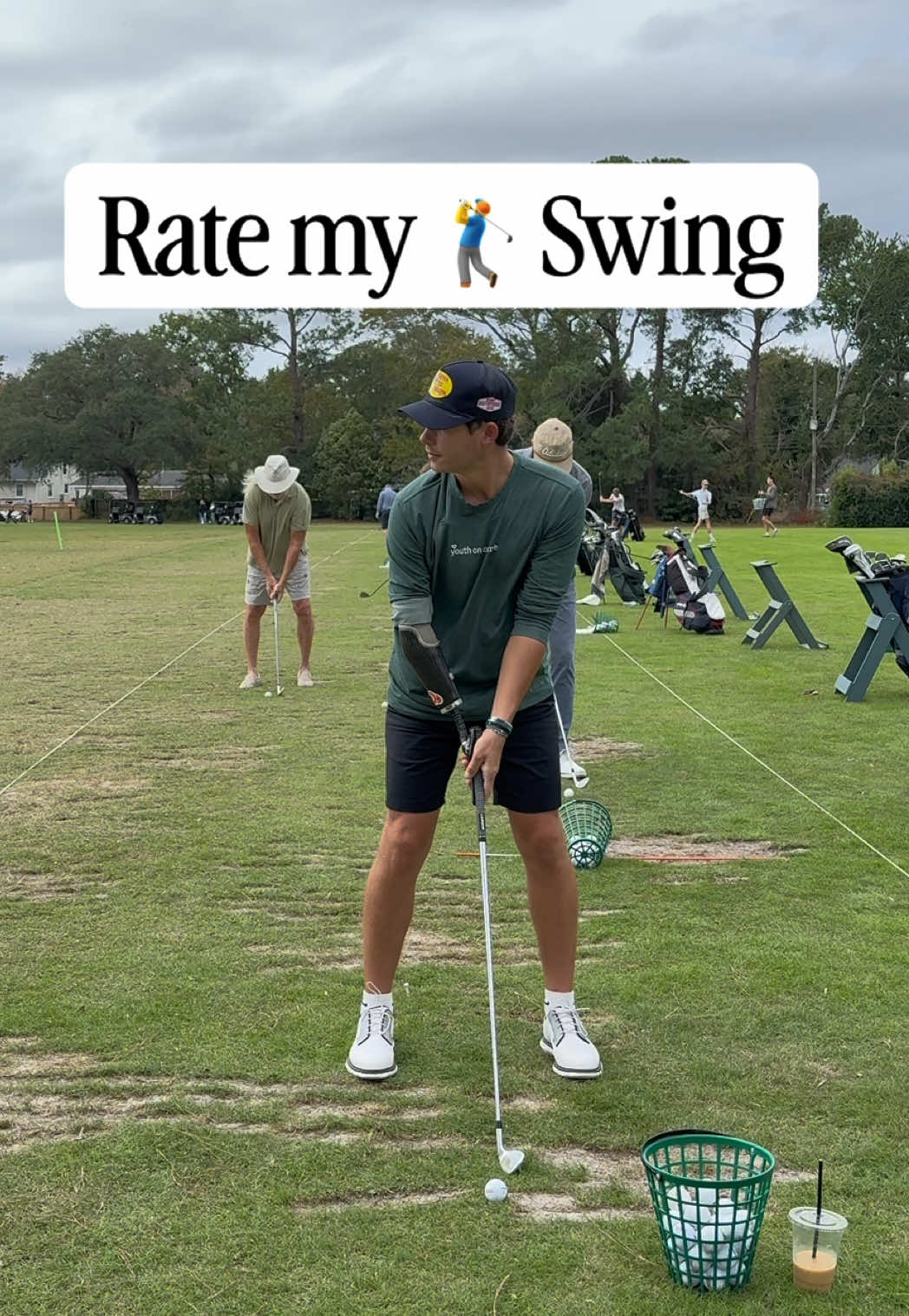 Comment what you think ⬇️⬇️ . . #guessmyhandicap #golf #prosthetics #adaptivegolfer #golfswing 