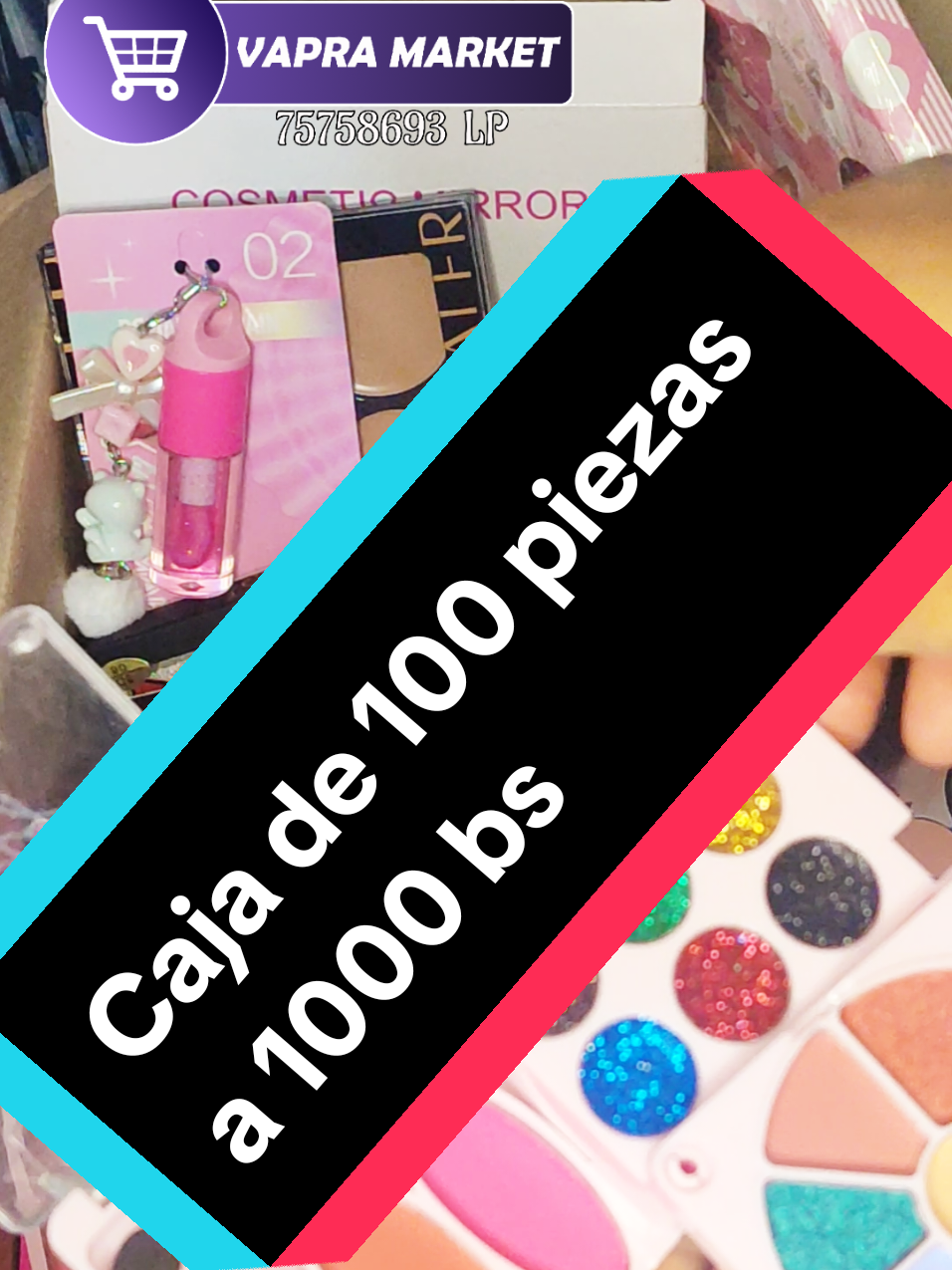 Caja de 100 productos de maquillaje y cosméticos a 1000 bs  somos de La Paz y realizamos envíos a todos los departamentos 75 💜 75 💜 86 💜 93 💜  #cajasemprendedoras #fardosemprendedores #cajasdemaquillaje #paratiiiiiiiiiiiiiiiiiiiiiiiiiiiiiii #lapaz_bolivia🇧🇴 