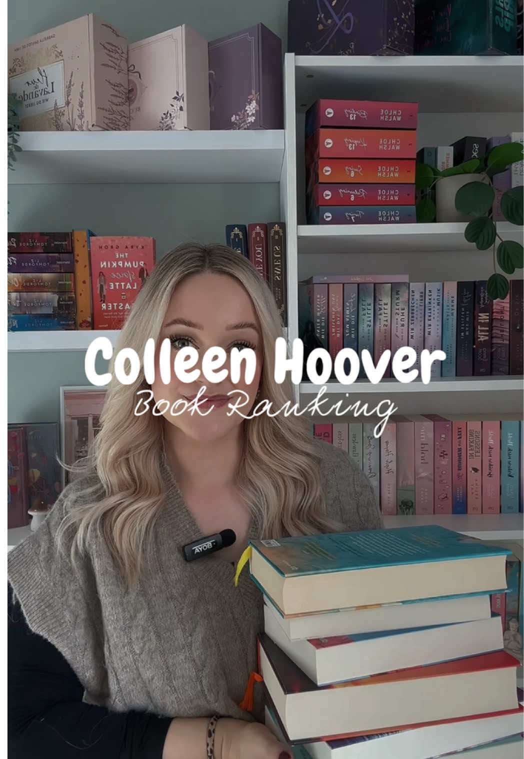 Was ist euer Lieblingsbuch von Colleen Hover? 🧡 @dtv Verlag #BookTok #colleenhoover #bookranking #buchempfehlung #romancereader 