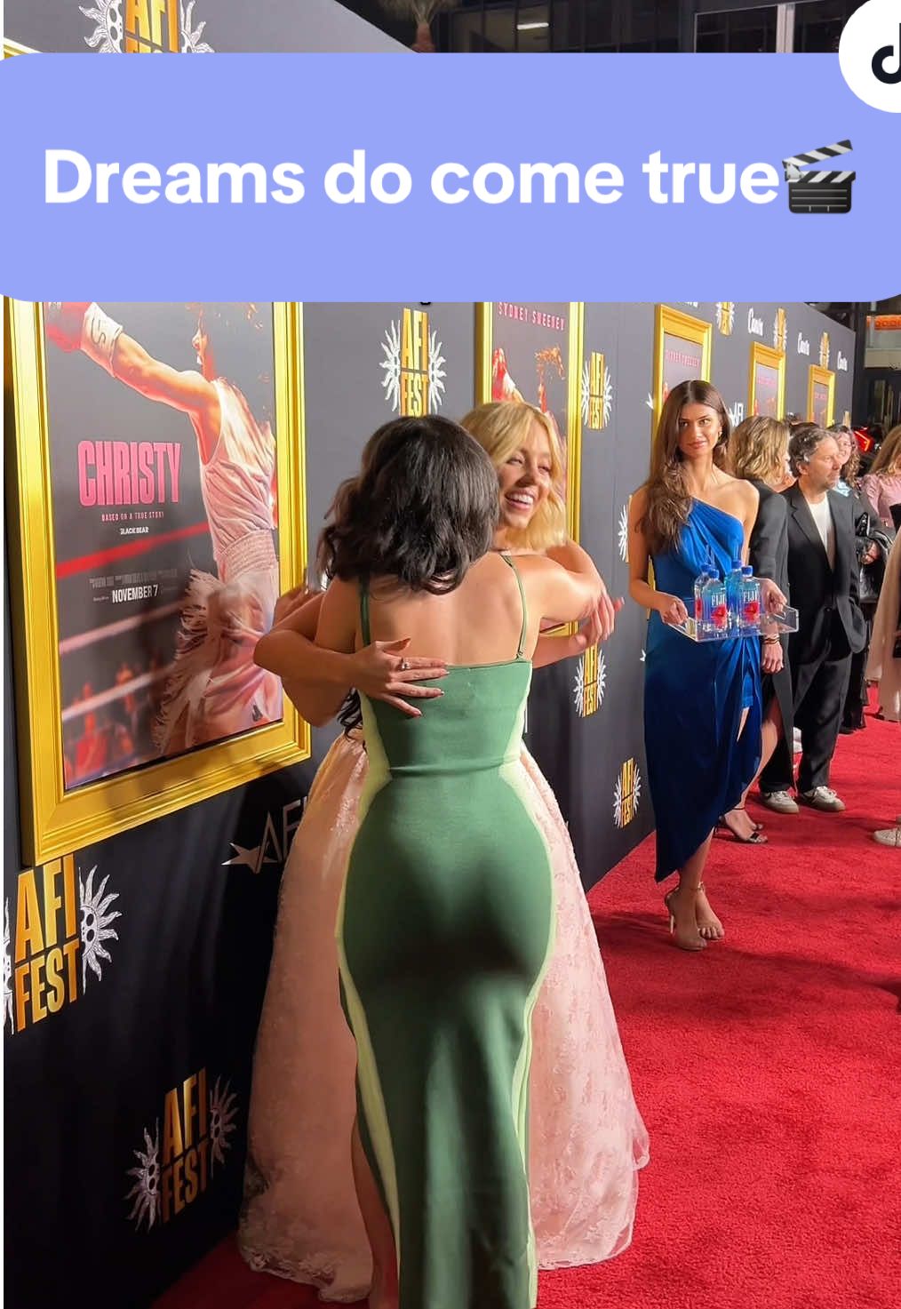 dreams. do. come. true. 🥹 #sydneysweeney #christymovie  @SYD #meeting #boxing #movie 