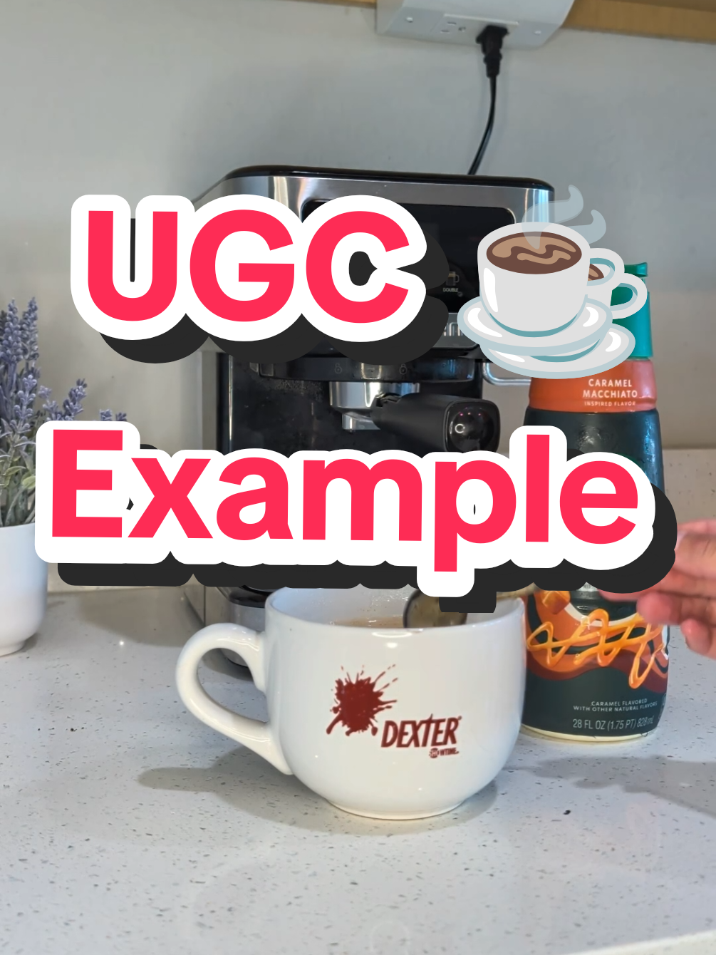 UGC example for Starbucks creamer ✨ #fyp #ugc #coffee #starbucks #foryoupage 