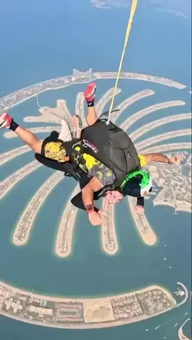 Viviendo un Sueño #viajamasviajaconmigo✈️🗺️ #viaje #dubai #paracaidismo #skydiving 