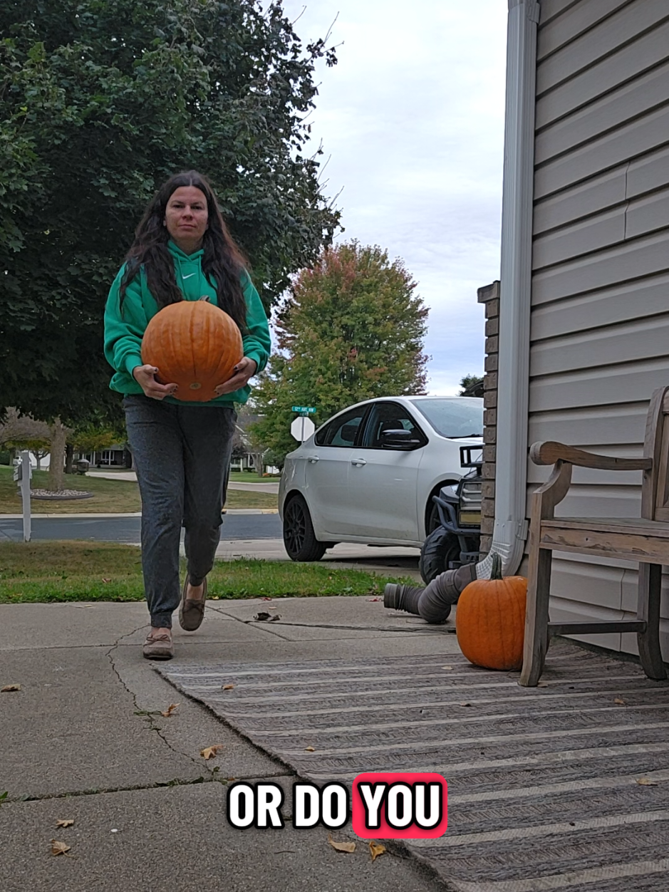 my husband usually receives two federal paychecks. with the government shut down he is not being paid from his regular day job but thankfully we did recieve drill pay but.. thats basically 1 bills worth of funds so im still on my 10k journey here to make tik tok my side gig ! in the description I want to add to please pray for those federal workers who still are not being paid at all and for everyone else who will suffer from the shut down. on a lighter note, do you guys celebrate Halloween?! we do .. BUT i dont live the super gory decor.. I like the traditional witches and ghosts etc but if your yard looks like the saw movie im not sure about all that.. haha we love family traditions over here so spam the comments  with yours !! pumpkin carving is a favorite but also trunk or treat and trick or treating. this video is a little older so my porch has some lights now and my pumpkins are all carved up ! happy Halloween week ! #governmentshutdown #roadto10k #relatable #sahm #politics 