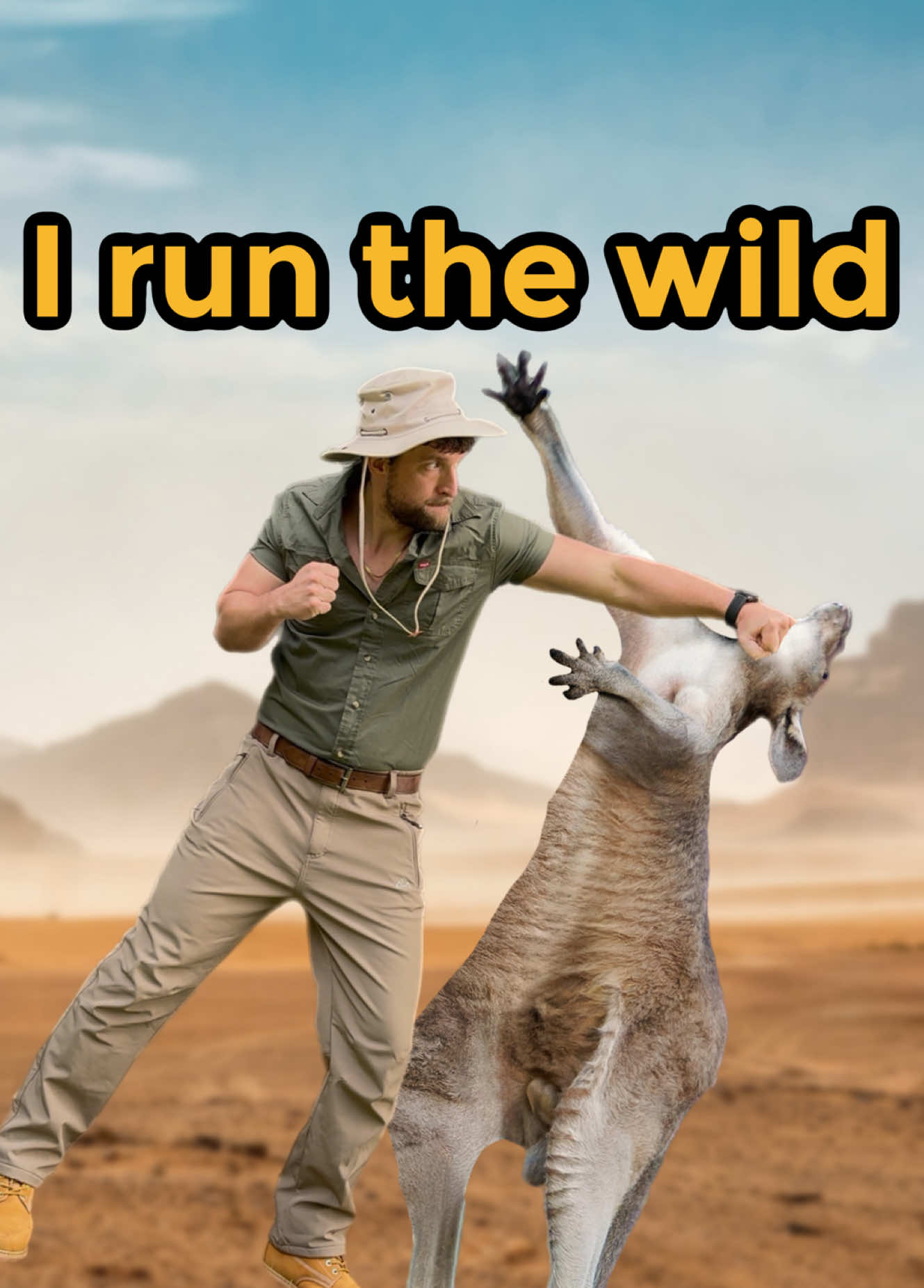 I Run The Wild @mndiaye_97 #haha #laugh #comedу #animals #wildlife 