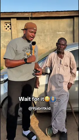 Watch till the End😭😭 .  Anyone who wants to assist Baba in any other way please DM me🙏🏽 #9jabritkid #fyp #streetinterview 