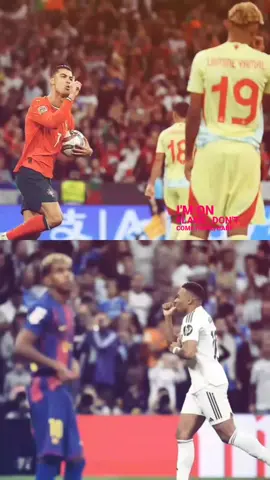 ولك🤣🤣🤣.  #كيليان_مبابي #كريستيانو_رونالدو #لامين_يامال #ريال_مدريد 