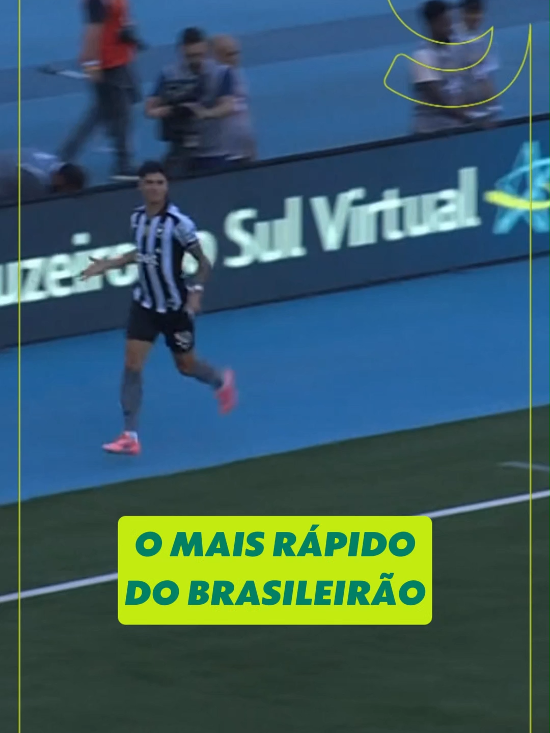 GOL RELÂMPAGO  Joaquín Correa marcou o gol mais rápido do Brasileirão ao abrir o placar para o Botafogo contra o Santos. O argentino balançou as redes com 22 segundos e fez o seu primeiro com a camisa do Glorioso. #futebol #botafogo #santos #brasileirao