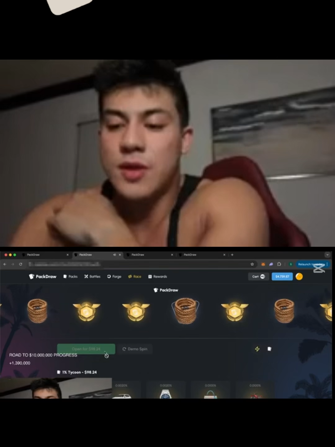 TOGI DID IT AGAIN #PACKDRAW #TOGI #STOFFER #KICKSTREAMING