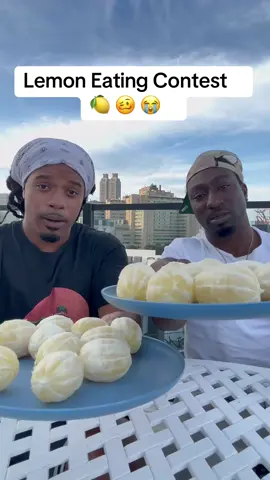 Lemon Eating Contest 🍋 🥴 😭 #lemons #challenge #eating #mukbang #atlanta