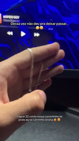 dessa vez não deuu🤣#corrente #cordão #prata 