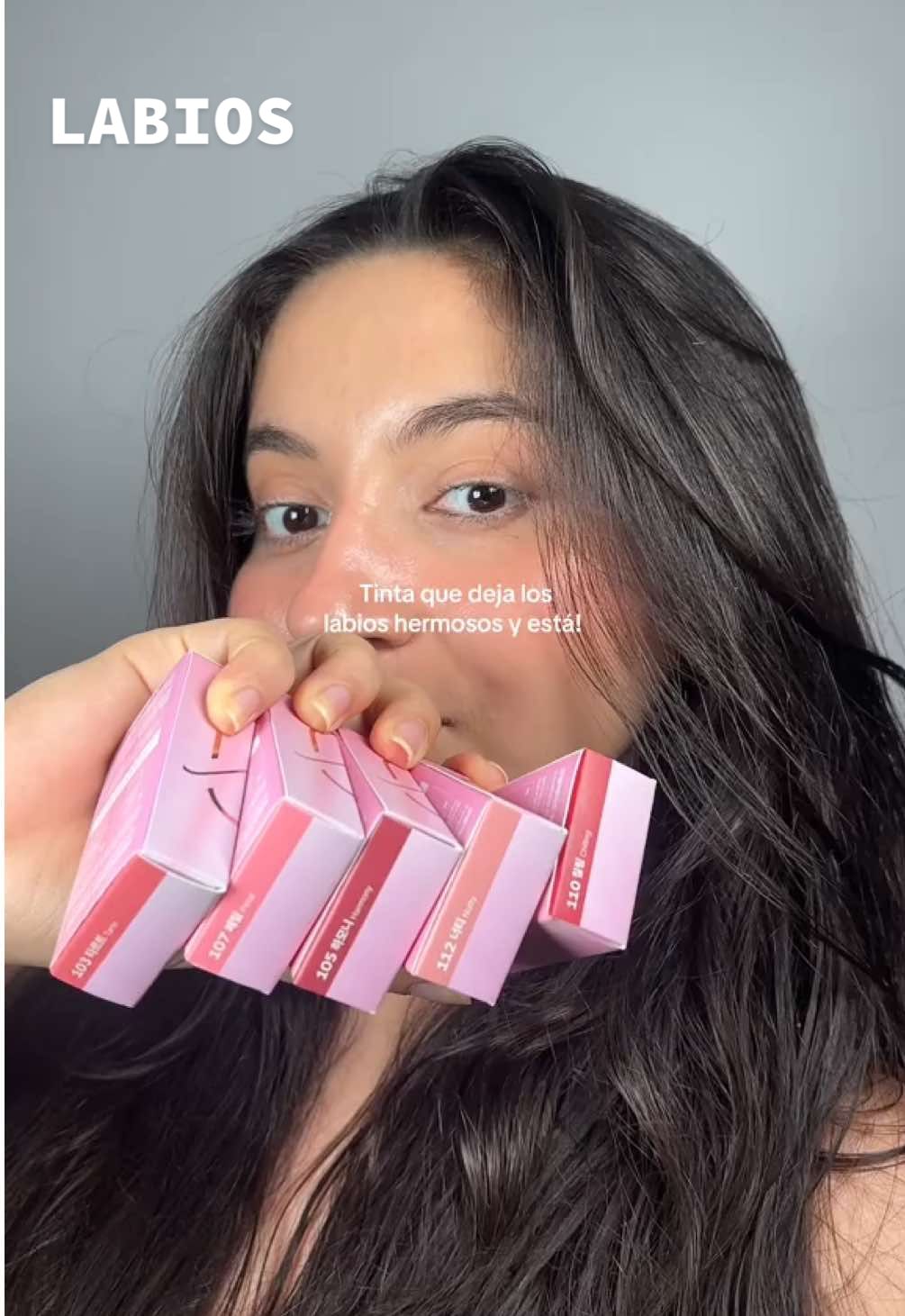 Tinta de labios más linda que tengo es coreana 💗✨🛍️#fyppppppppppppppppppppppp #content #beauty #maquillaje 