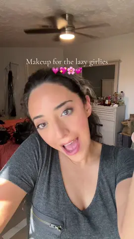 I really just want to lay in bed rn 😅🫠 #makeuptutorial #lazygirlmakeuproutine #houstontexas #htx #maquillaje 