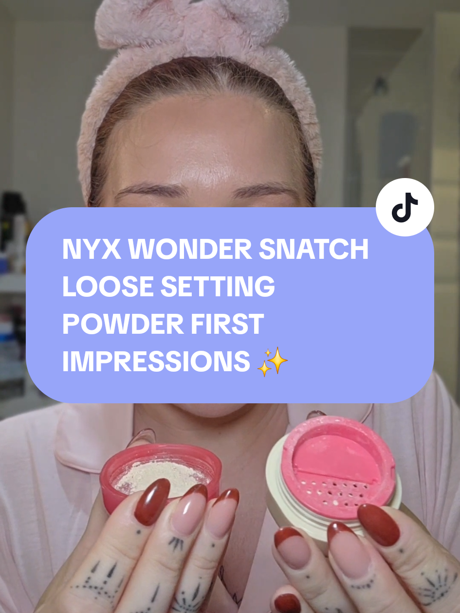 nyx wonder snatch loose setting powder first impressions 😍 @nyxcosmetics_uk @Superdrug @SuperdrugPR  #nyx #nyxcosmetics  #settingpowder #makeup #fyp  nyx cosmetics, nyx setting powder, nyx, setting powder, first impressions, makeup, get ready with me, grwm, beauty, new makeup releases 