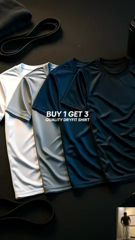 #buy1get3 #buy1get3dryfitshirt #dryfit #sportswear #gymwear 