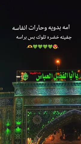 #ياعباس_دخيلك_تسمعني_وادري_ماتخي#دخيلك_ياابوفاضل_اقضي_حاجت_كل_محتاج#🤲🤲🕋🕋🤲🤲#💚💛❤️#typ 