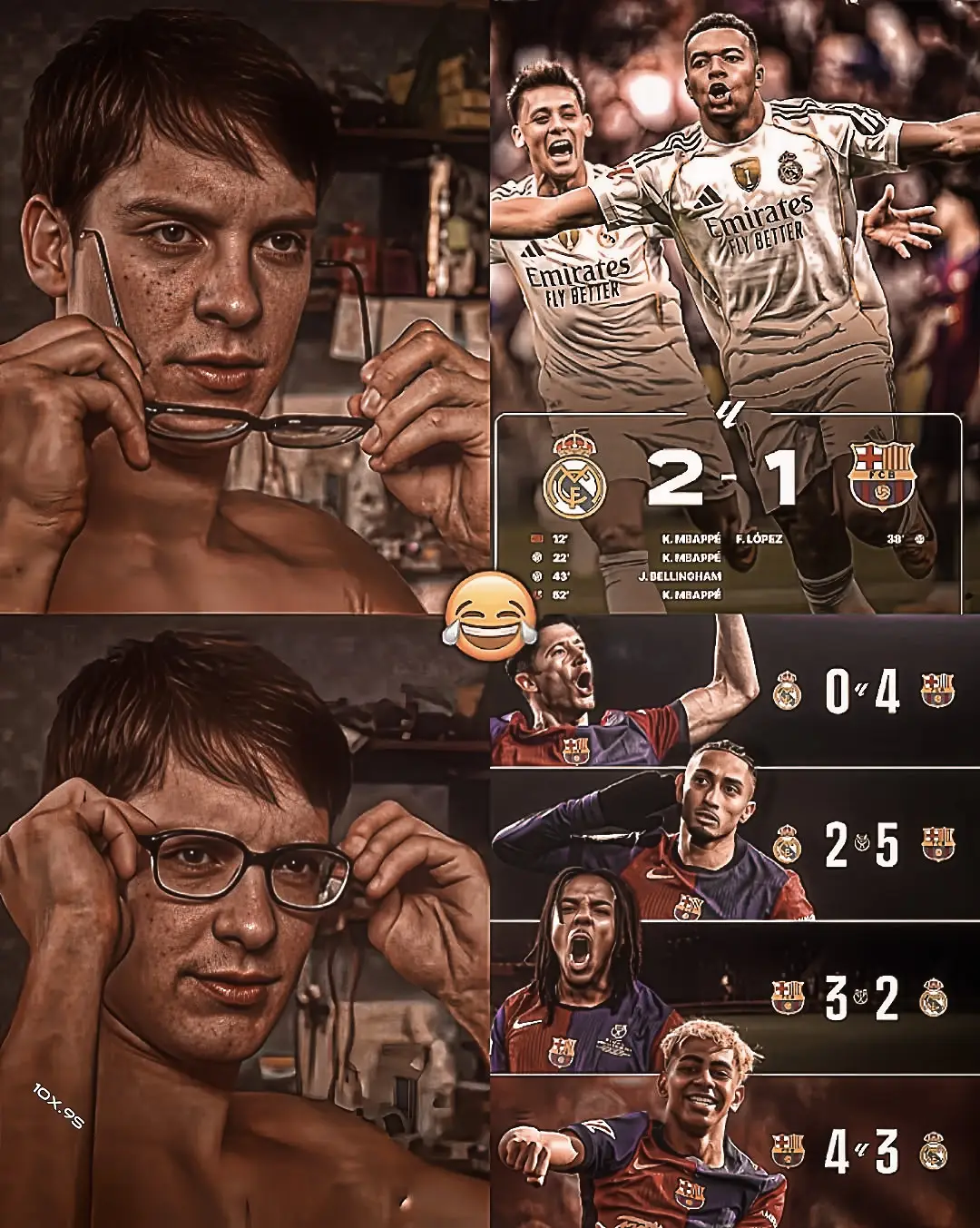 #fcbarcelon #new #champions .. .... 🔥💙❤️ EL CLÁSICO FIRE!! 💙❤️🔥 Real Madrid thought they got their revenge with a simple 2-1 win 😏⚪😂 — but let’s be real… that’s just a drop of water in the ocean of Barça’s dominance! 🌊💣🔥 For years, Barcelona has painted El Clásico in blue and red 💙❤️ — 💥 0-4: Total destruction. ⚡ 2-5: Masterclass in football. 🔥 3-2: Comeback kings. 💀 4-3: Heart of champions. And now they celebrate a tiny win like it’s history? 😂😂 Barça doesn’t play for moments — Barça plays for LEGACY! 👑🔥 Every player bleeds passion 💉❤️💙 — Lamine Yamal ⚡ fearless and bold, Raphinha 🔥 ruthless with every shot, Gavi 🦁 fighting like a warrior, Fermín 💥 rising like a star born for greatness! 🌟 When Real Madrid dreams of revenge 😤⚪, Barcelona fights for pride 💪, for honor 🏆, and for the badge that burns forever on their chest 💙❤️🔥. So yeah, enjoy your “little win,” Madrid 😏😂 Because when Barça’s storm returns 🌪️💣, the world will once again witness true greatness 👑🔥 — the kind only Barcelona can bring! 💙❤️⚡ From Camp Nou to every heart around the world 🌍❤️💙 — The roar never dies, the pride never fades 💥🔥 💙❤️ VISCA BARÇA — THE KINGS FOREVER! 👑🔥💣