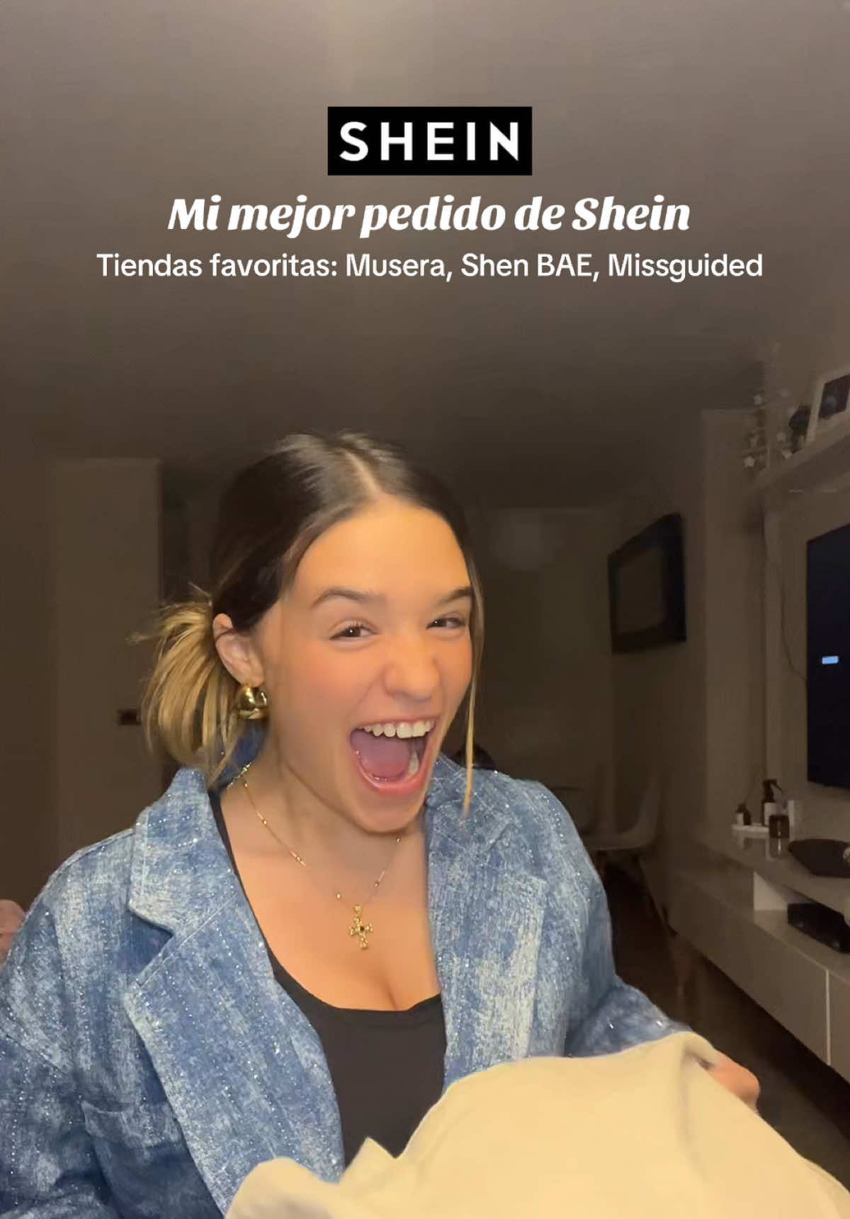 Más que feliz con mi pedido😍 @SHEIN @shein_chile Código dcto: QSCL10aletraverso589 💕 Tiendas: Musera, Shein BAE, Missguided, Poéselle, LYSMO, ROMWE #SheinTrends #SHEINforAll #Haul #tryon #verano  ¡Descarga la app de Shein para seguir a las tiendas! ✨✨