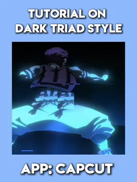 Tutorial on dark triad style in#CapCut #crucian31 #editor #capcut #capcutpioneer 