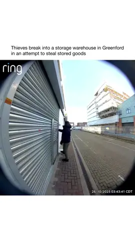 They smashed up the cameras straight away, this was a calculated job. They weren’t successful in stealing anything #UB1UB2 #London #Greenford 