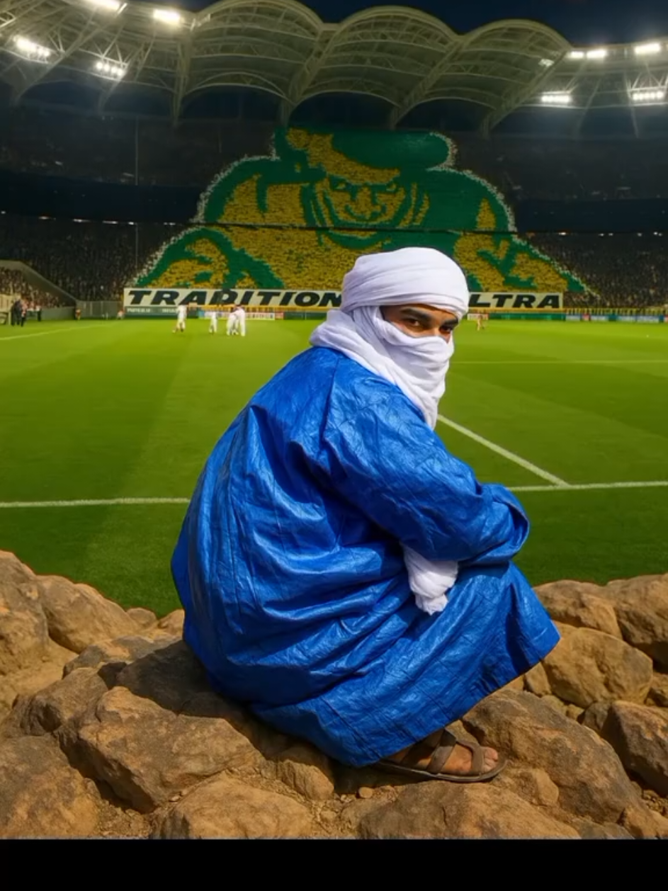 امازيغ الصحراء التوارق يبدعون في أغنية عن الشبيبة #jsk #شبيبة_القبائل #jskabylie💛💚 #jskabylie #tiziouzou 