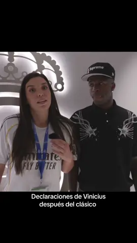 Declaraciones de Vinicius tras el clásico, después del Baile y clase magistral el jugador más difícil de detener de Europa da sus declaraciones #ElClasico #lamine #vinicius 