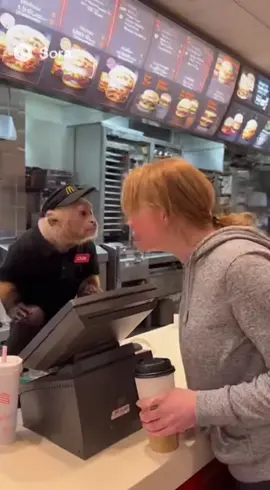 McDonald’s doesn’t play with Karen’s 😂😭 #karen #gorilla #mcdonalds #funny #ai 