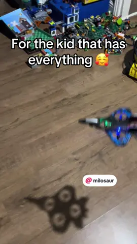 Found a radio control airplane that you can fly indoors 😳 This toy is ten out of ten according to my lucky little dude…. Wish we had what our kid has growing up 🥰 #radio #controlled #plane #christmas #presents