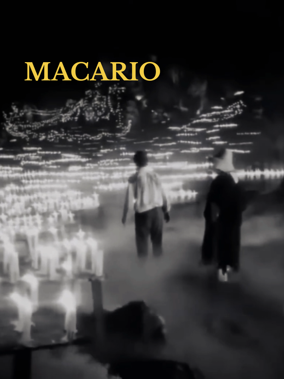 ¡Ya no corras Macario! ¿Para qué? Si al final todos somos igual de frágiles que las velas en la gruta, por eso más vale saborear el guajolote a lado de la Muerte, a la par de ella, pa' que nos de otro ratito de vida... #macario #diademuertos #cinemexicano #porter #paratiiiiiiiiiiiiiiiiiiiiiiiiiiiiiii 