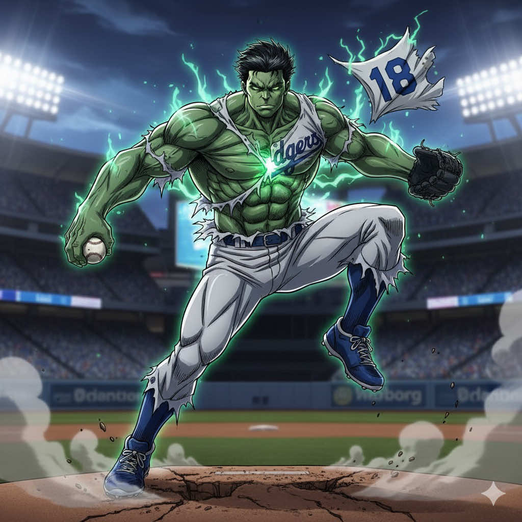 The YAMAMOTO HULK is UNLEASHED! Back-to-back complete games, Dodger Ws each time! This is pure pitching DOMINATION. This guy is an absolute cheat code!  @Los Angeles Dodgers The finish line is right there! We are at Dodger Stadium with a chance to close this out, and the fans are going to bring the noise every single night.  #MLB #baseball #dodgers #WorldSeries #sports