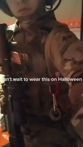 can't wait to wear this to school for Halloween only five more days🎃#larper #Airsoft #fyp #school #Halloween 