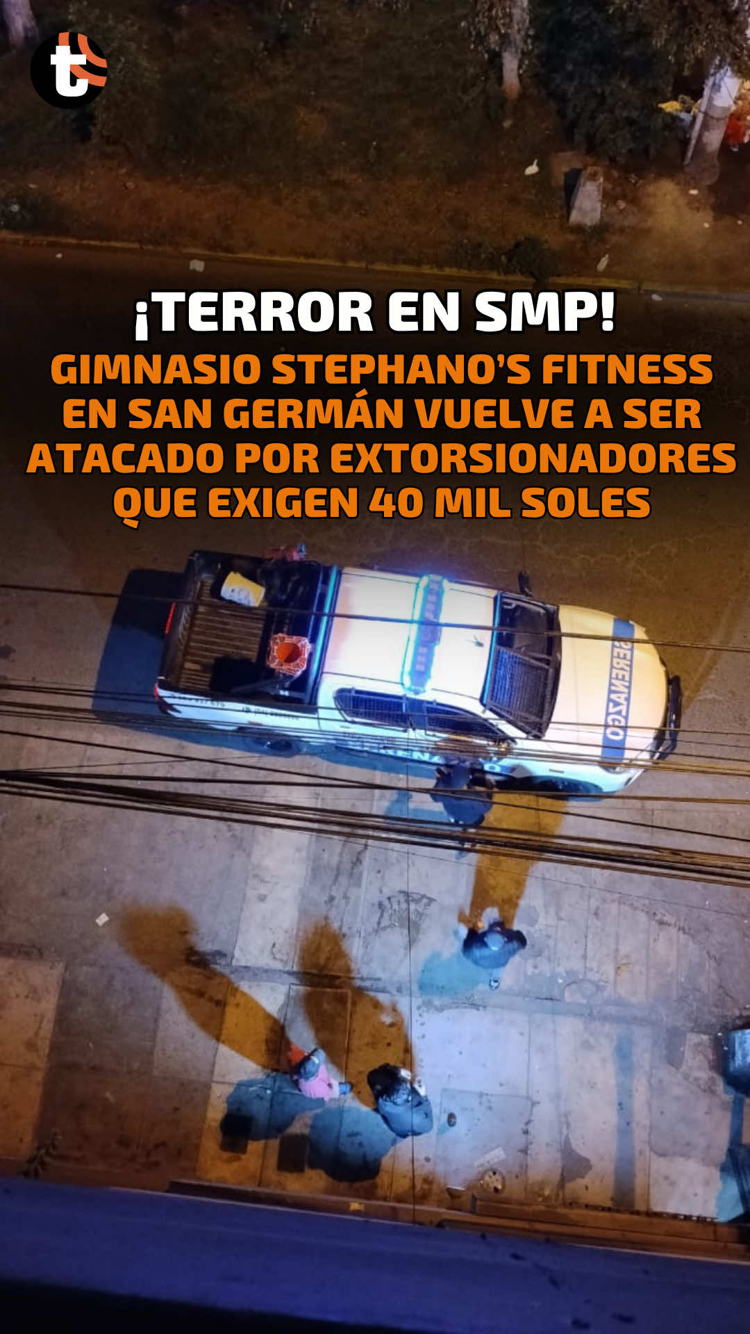 ATENCIÓN🚨| El gimnasio Stephano’s Fitness, ubicado en la urbanización San Germán, en San Martín de Porres, volvió a ser atacado por presuntos extorsionadores que exigen 40 mil soles. El hecho ocurrió durante la madrugada y ha generado preocupación entre los vecinos por el incremento de la violencia en la zona. #SMP #Extorsión #InseguridadCiudadana #lima 