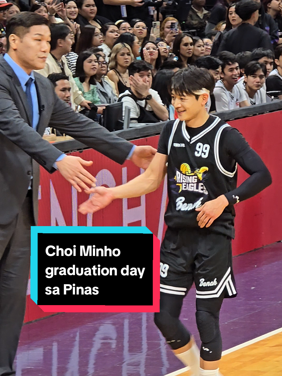 Choi Minho graduation day sa Pinas.  ---------------------- BENCH SHOOT OF ASIA: Basketball Exhibition Game at the Mall Of Asia Arena 🏀 PLAYERS LIST: 🇰🇷 Team Korea (Rising Eagles): Su In, NCT's Johnny, SHINee's Choi Minho, Eun Seuk, Kim Taek, Dae Hee, Seung Hoon, Jin Woon, Chan Woo, Kyu Min, and Tae Min. 🇵🇭 Team Philippines (Kuys Showtime): Vhong Navarro, Jhong Hilario, Billy Crawford, David Licauco, JC De Vera, Wendell Ramos, Jerome Ponce, Rome Ilustre, Dustin Yu, Arthur Nery, Albie Casiño, DJ Perez, Bayes Asistio, and Johannes Rissler. Presented by: BENCH #BENCHSHOOTOFASIA  #ChoiMinho #Minho  #SHOOTOFASIA 