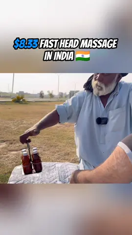 $8.33 FAST HEAD MASSAGE IN INDIA#headmassage#asmr#usa#massagetherapytiktok #barber 